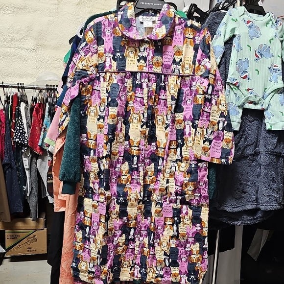 Anthony Richards Other - Nwt Womens Button Up Robe Sleep Dress With Pockets